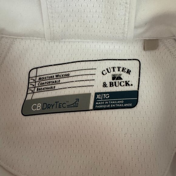 Cutter & Buck DryTec White 1/4 Zip - The Fairmont Southampton Bermuda X-Large - Picture 13 of 13